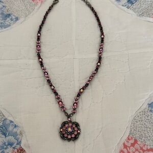 Elegant Pink SORRELLI Necklace